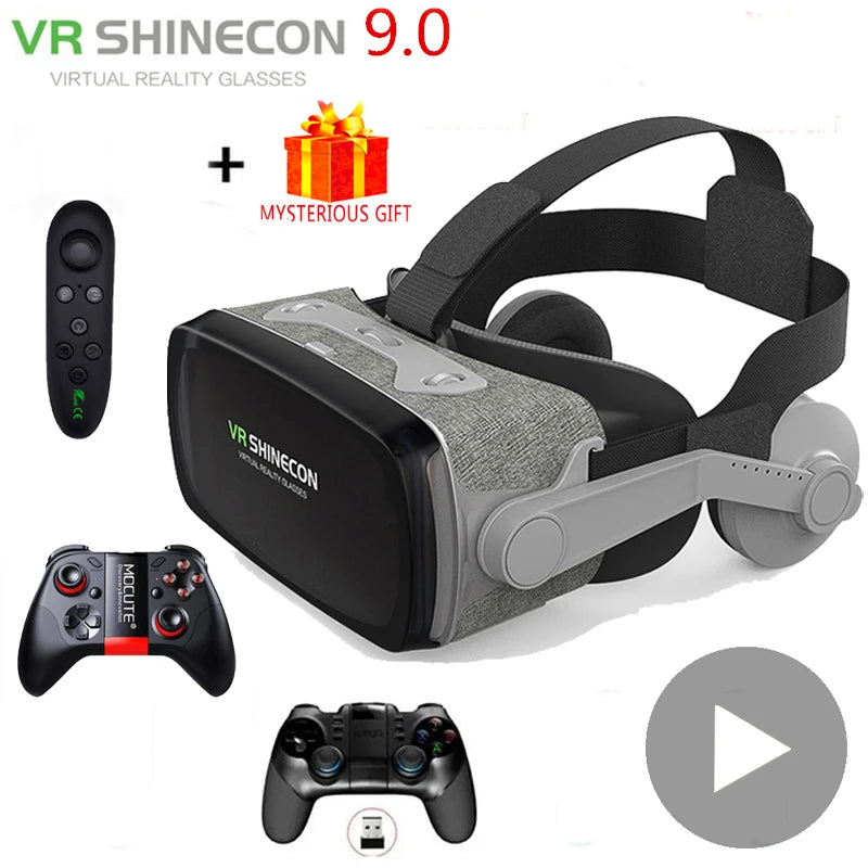 Smartphone VR Headset | Adjustable Lenses & Remote Bundles | Braviixx