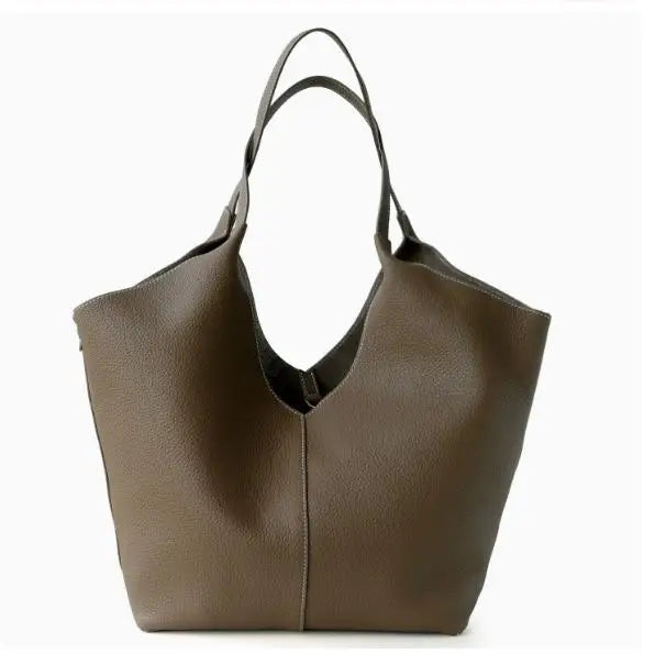 Women's Soft Textured Tote Bag | Two Sizes | Braviixx