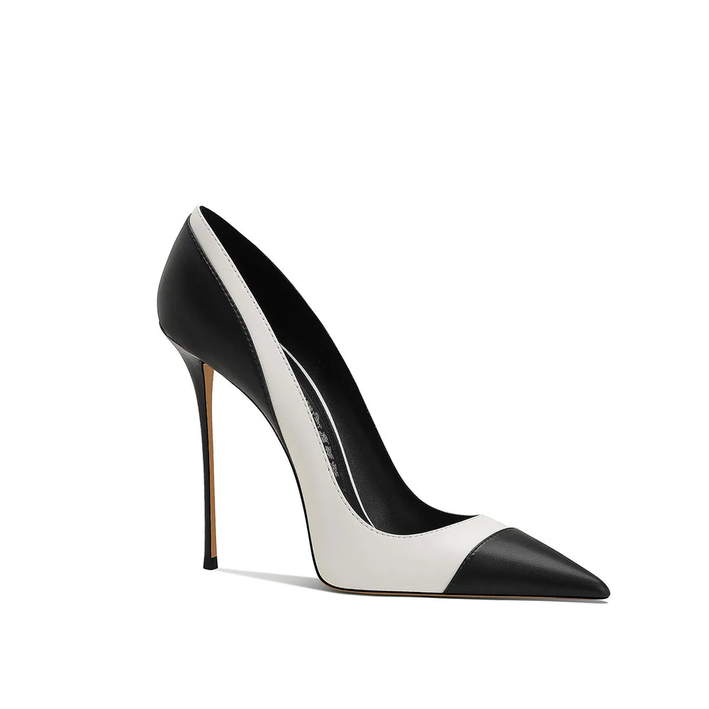Women's Two-Tone Pointed-Toe Pumps | Stiletto Heel | Braviixx