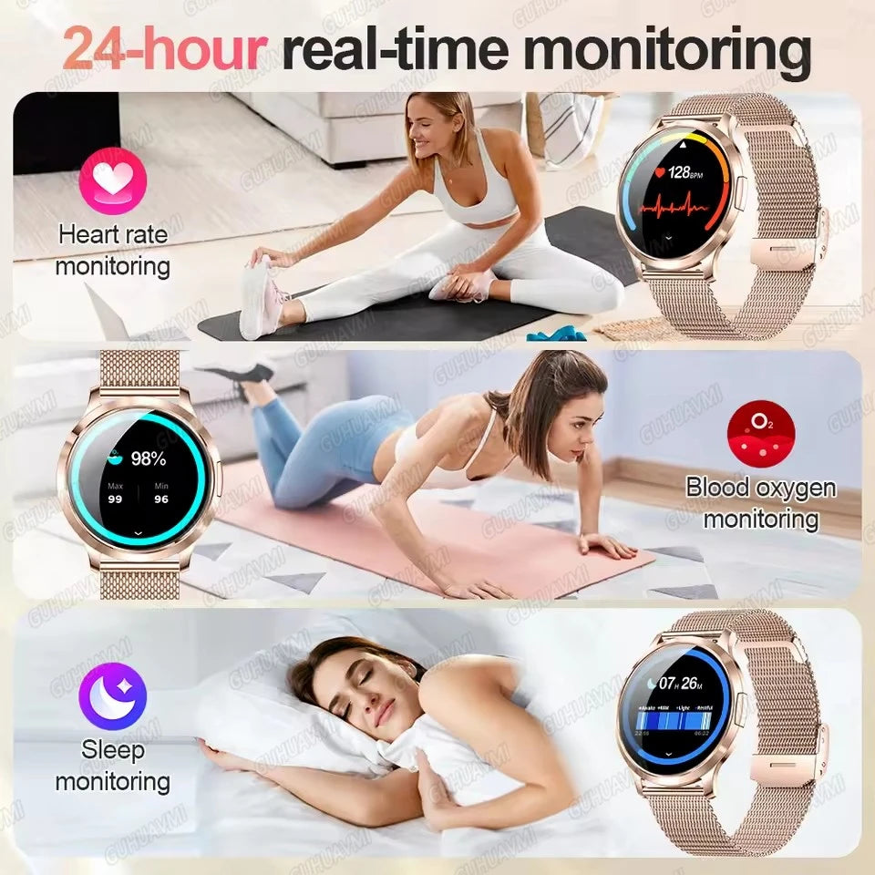 1.32" AMOLED Smart Watch with Bluetooth Calling & 100+ Sports Modes | Braviixx