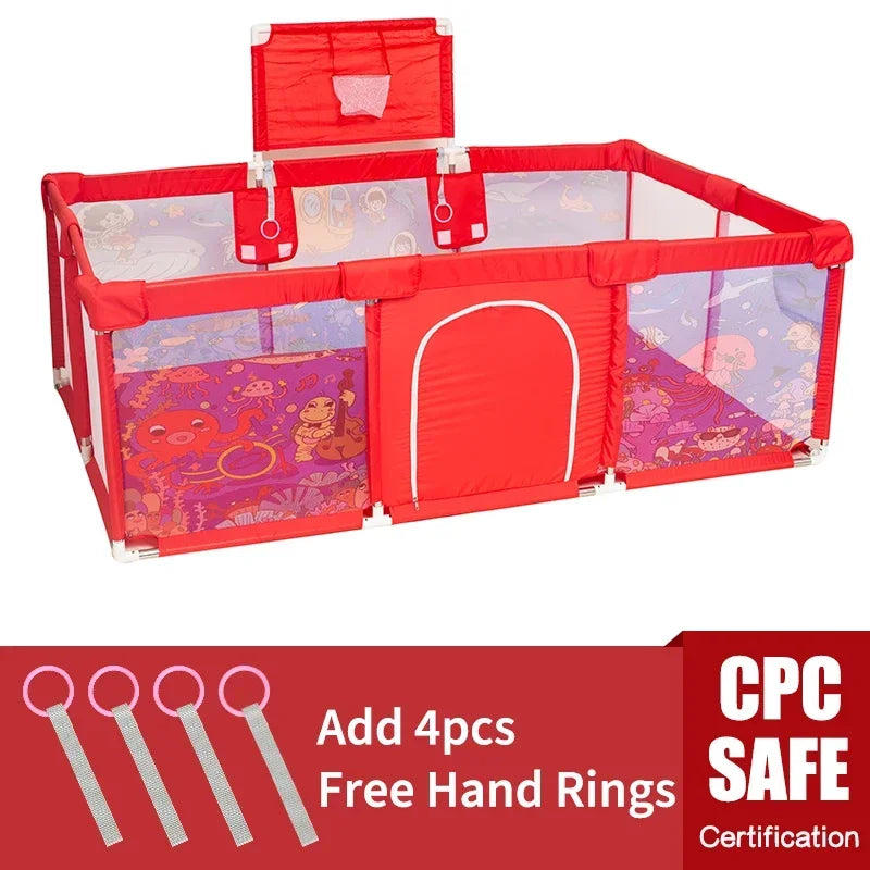 Large Fabric Baby Playpen | Braviixx