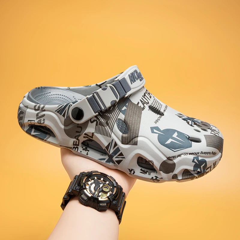 Men's EVA Casual Clogs | Thick-Sole Beach Sandals | Slip-On Garden Shoes | 5 Colors | EU 39–45