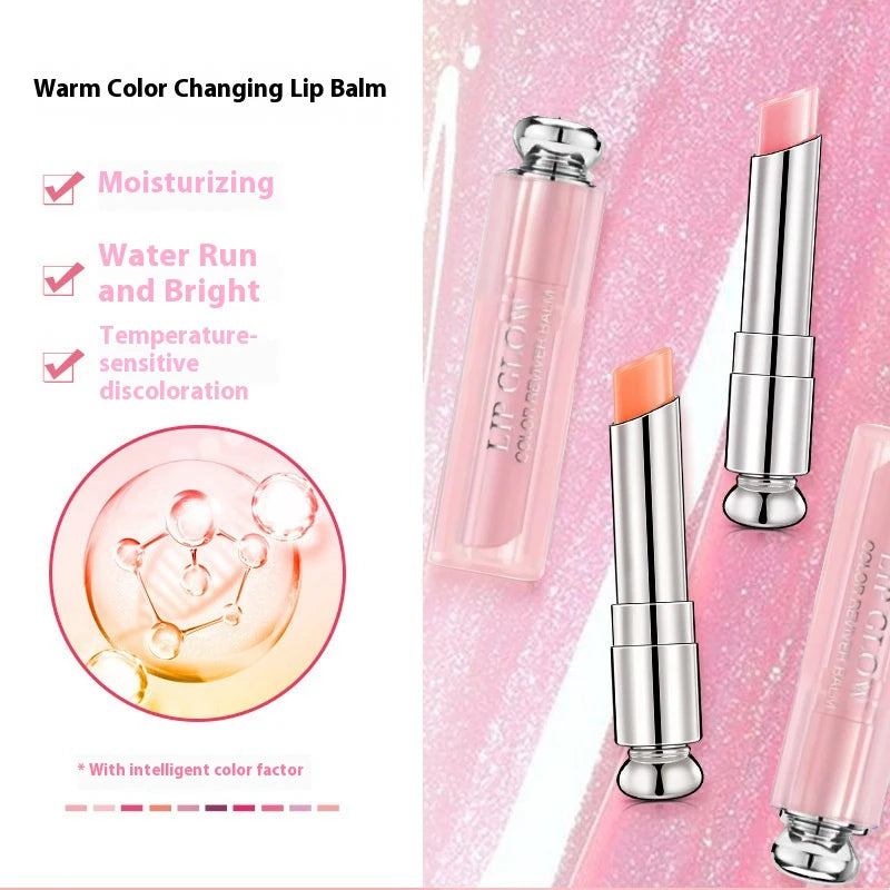 3-Piece Color-Changing Lip Balm Set | Moisturizing Lip Glow | Braviixx