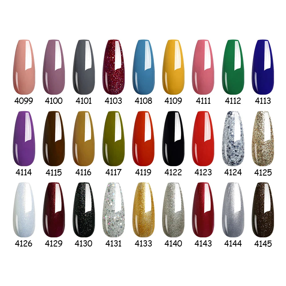 8ml UV/LED Gel Nail Polish | 112 Shade & Finish Options | Braviixx