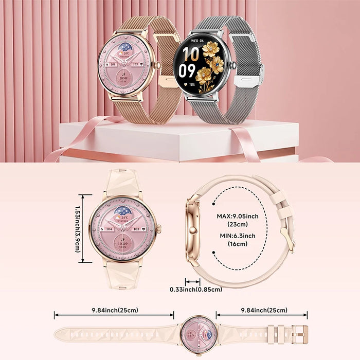 Women's 1.19-inch AMOLED Smart Watch | Braviixx