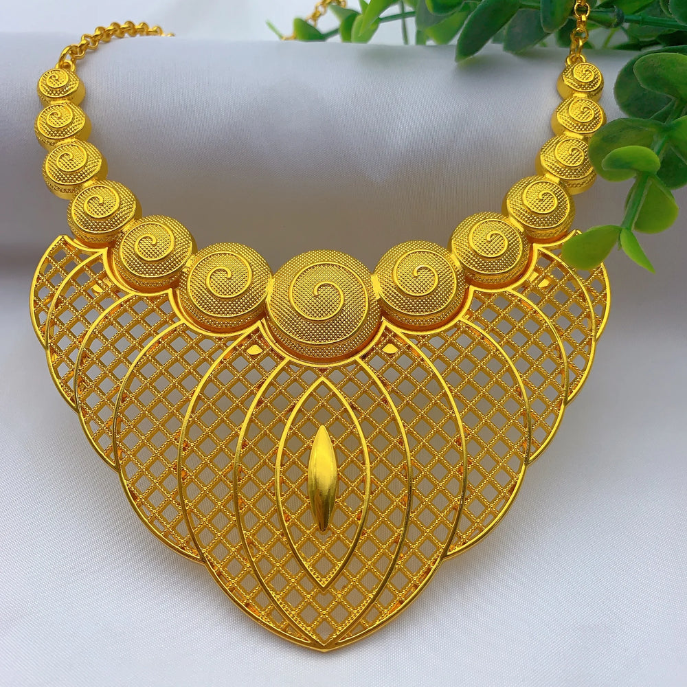 Gold-Tone Statement Jewellery Sets | Seven Designs | Braviixx
