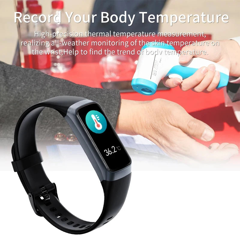 Waterproof Smart Watch with Heart Rate & Body Temperature Monitor | Braviixx