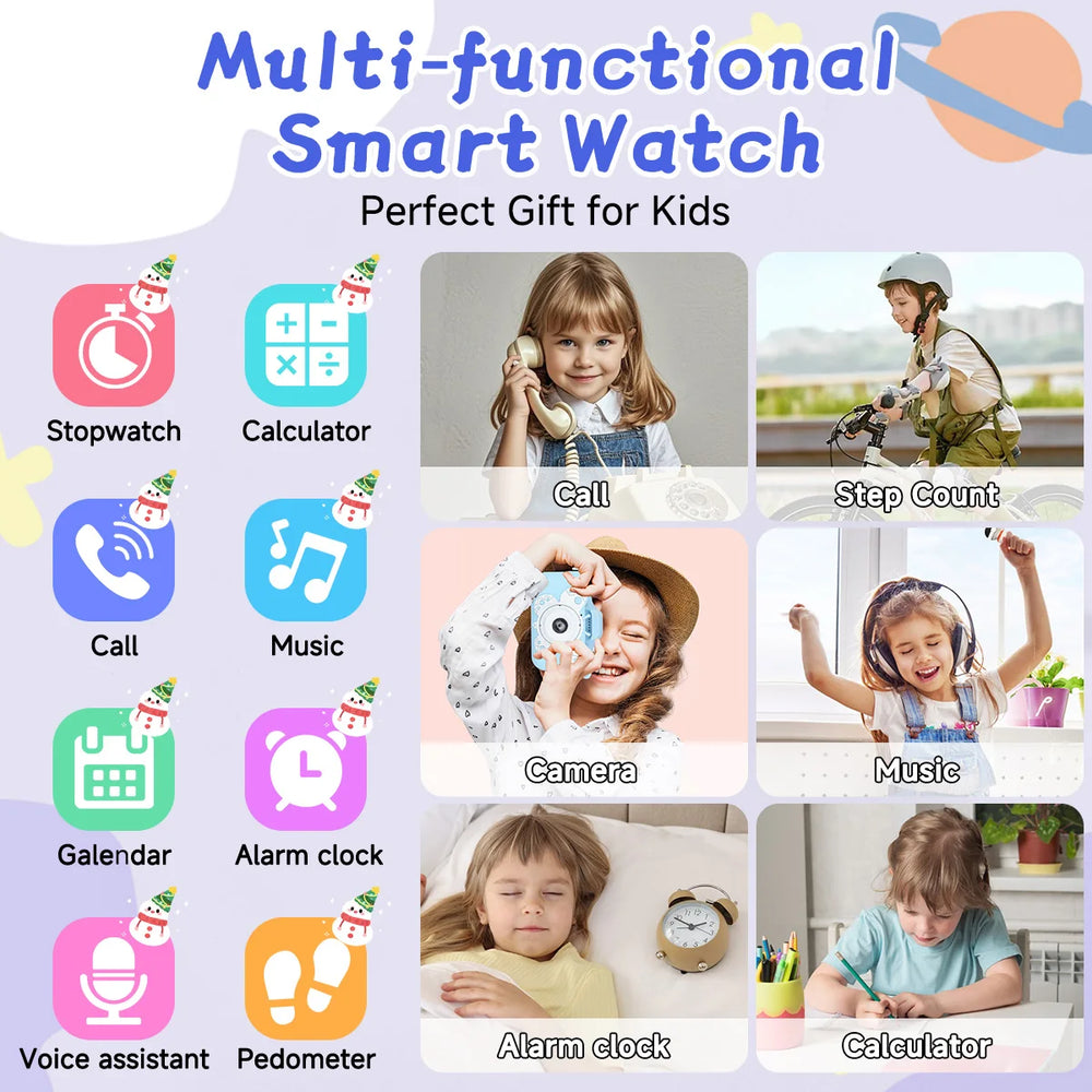 Kids Smart Watch with HD Touch Screen & Health Monitor | Braviixx