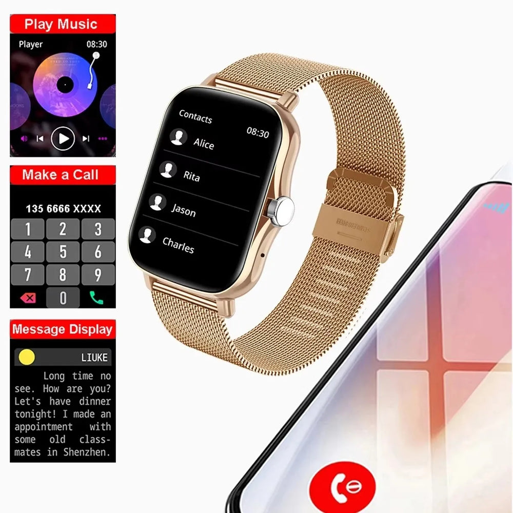 Multifunctional Bluetooth Smart Watch with Fitness & Sleep Monitoring | Braviixx