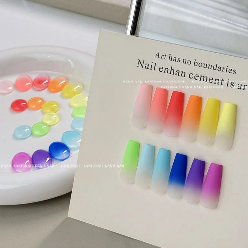 12-Color Solid Nail Polish Palette | Braviixx