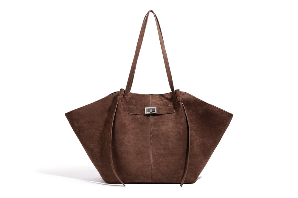 Wing-Shaped Tote Bag | Oversized PU | Braviixx