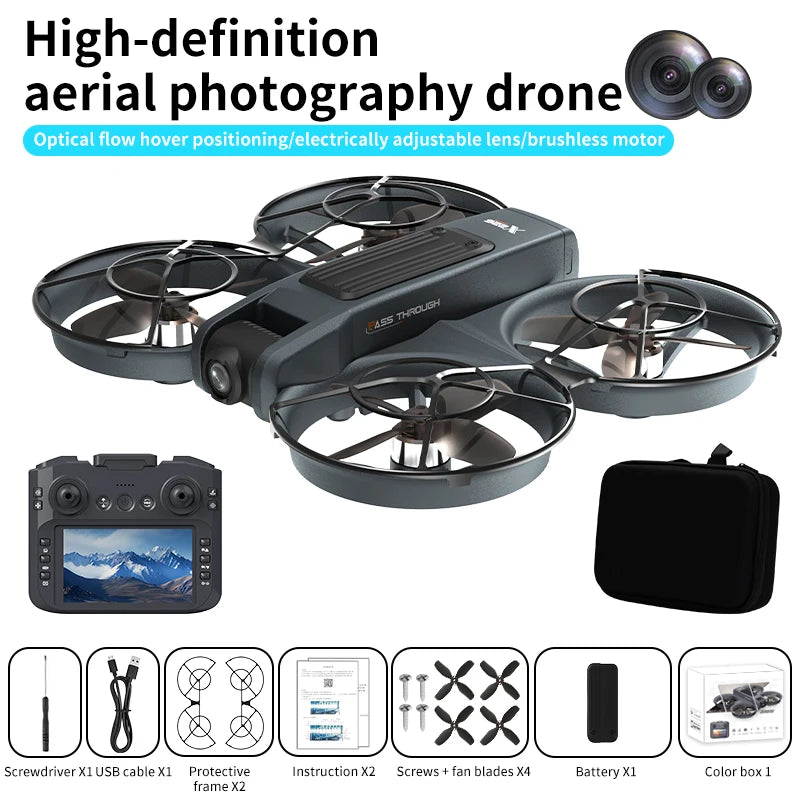 4K Camera Drone with FPV Goggles or Screen Remote | Brushless Quadcopter | Braviixx