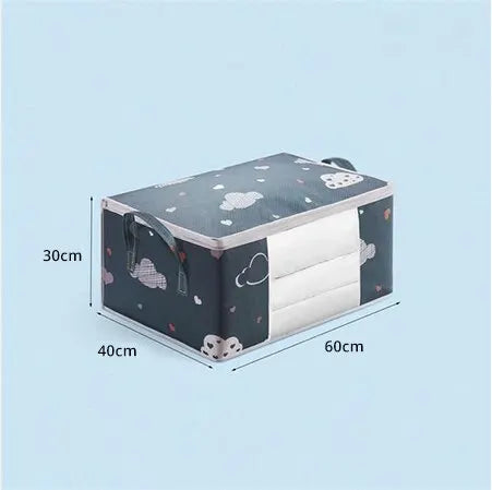 Foldable Clothes Storage Bag | Bedding Organiser with Window | Braviixx