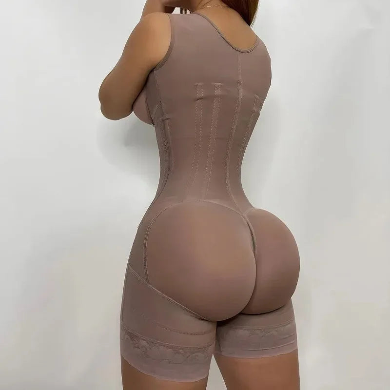 Colombian Faja Zip-Crotch Bodysuit | Firm Control | Braviixx