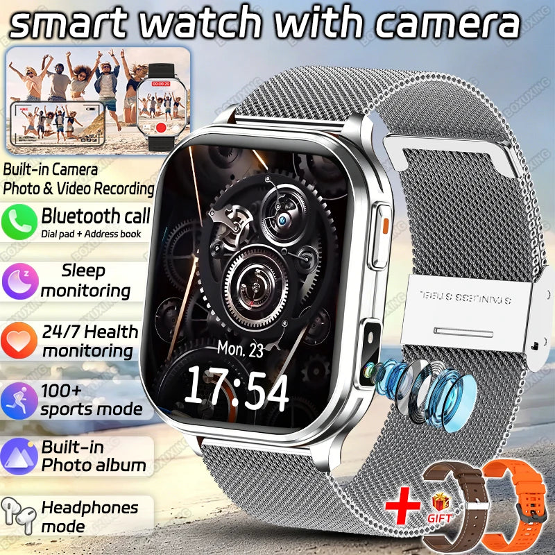 P60 Camera Smartwatch | Bluetooth Calls & Video Watch Faces | Braviixx