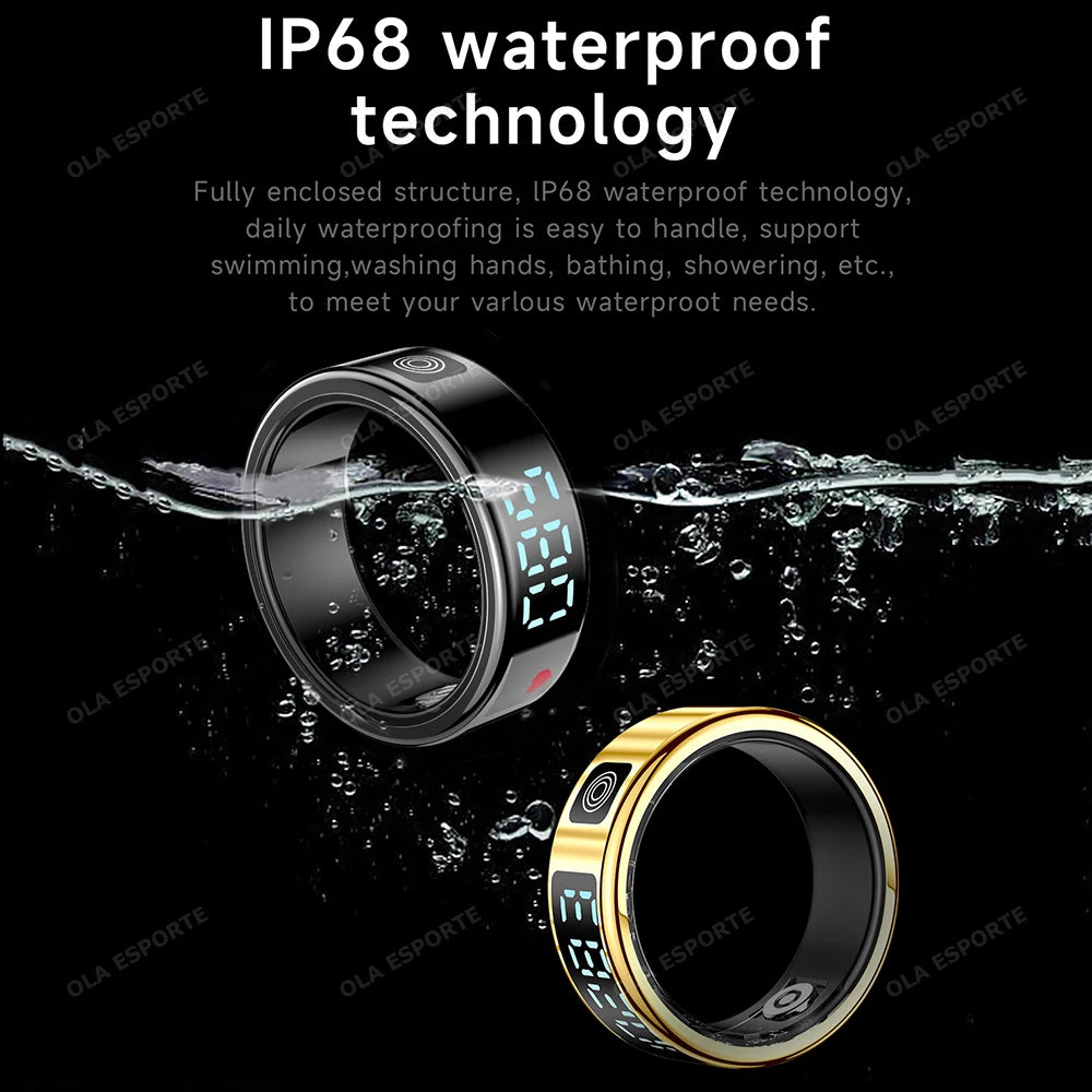 Screen Display Smart Ring with Activity Tracking | Braviixx