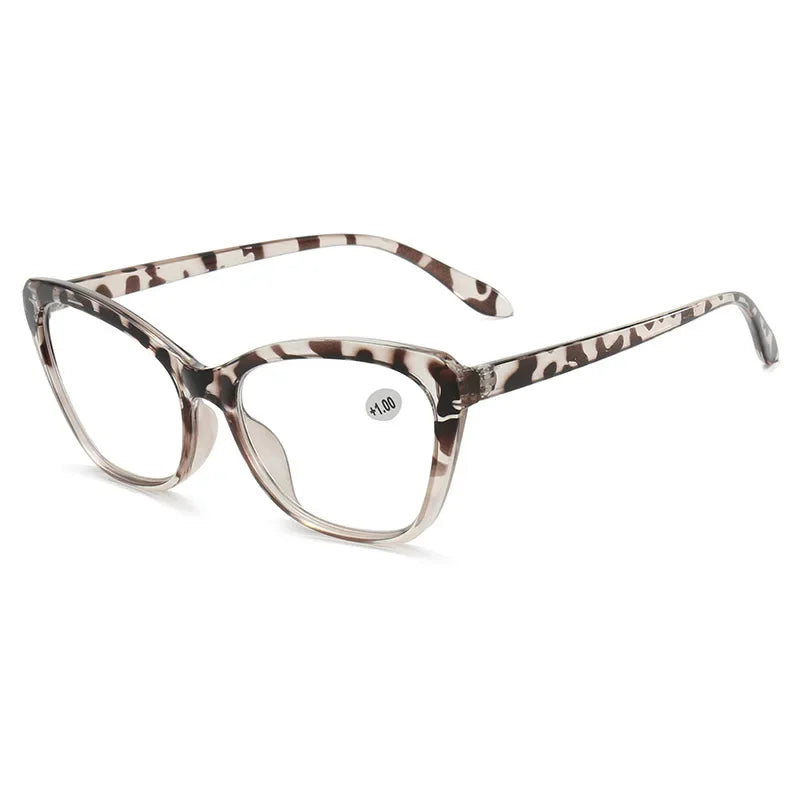 ERIKOLE Cat Eye Reading Glasses | Colour Block Frame · HMC Lens · Plain or +1.00 to +4.00 | Braviixx