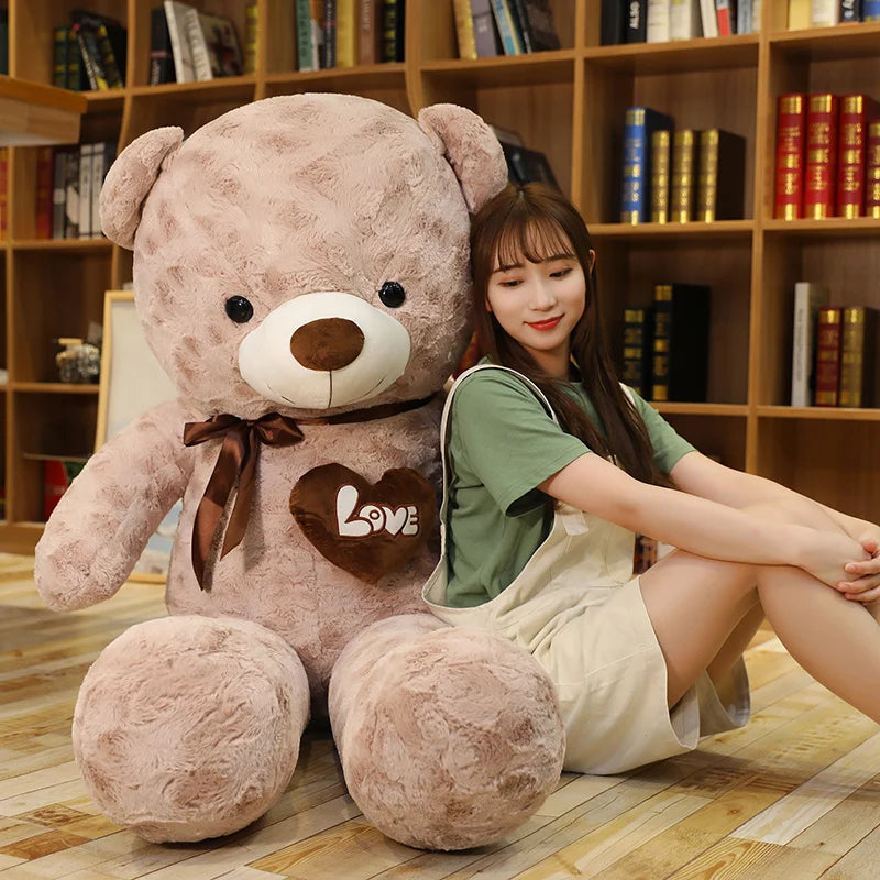 Large 60cm Teddy Bear Plush Pillow | Love Gift | Braviixx
