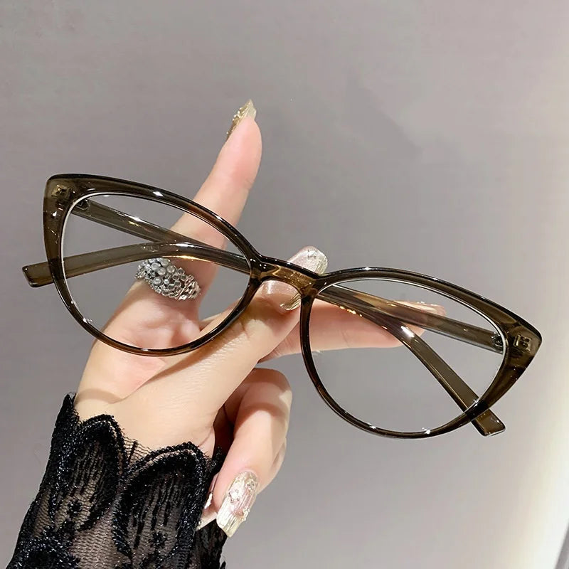Women's Cat Eye Reading Glasses | Blue Light Blocking · Clear Lens | 5 Colours · +100 to +400 | Braviixx