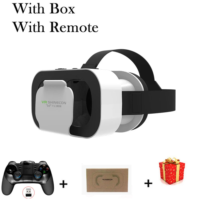 VR Headset for Smartphones | 3D Virtual Reality Glasses with Remote & Headphone Styles | Braviixx
