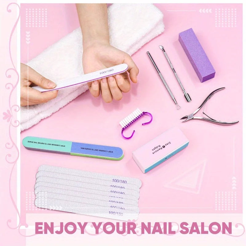 Manicure Nail Tool Kit, 10 or 15 Pieces | Braviixx