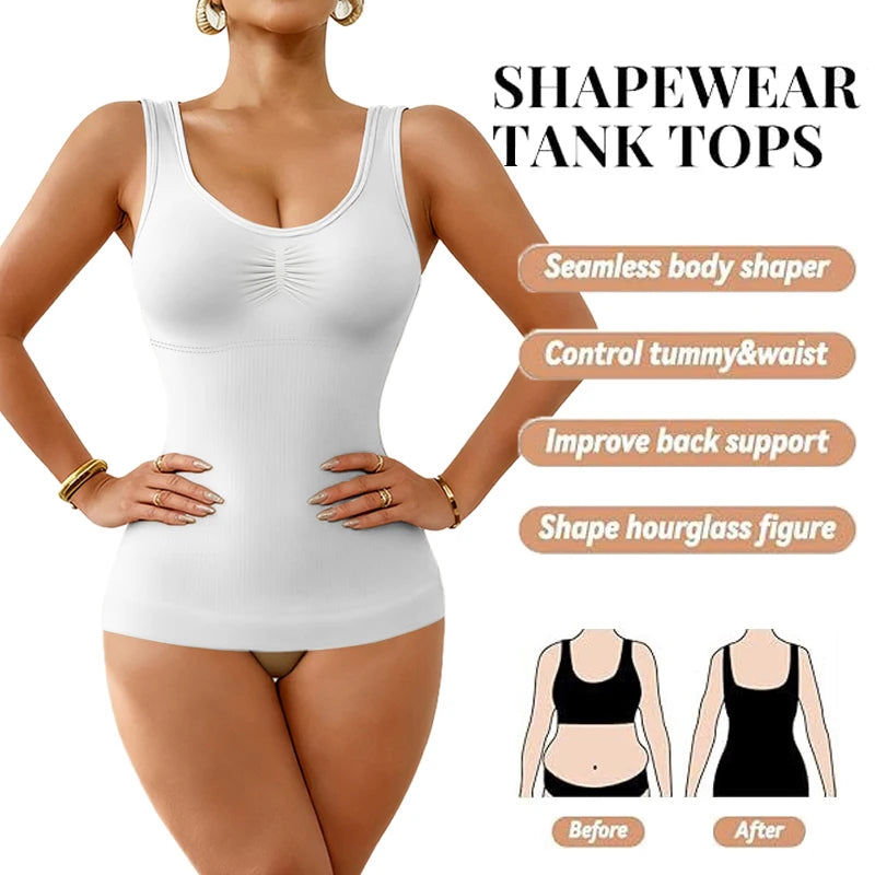 Women's Padded-Bra Shapewear Cami | Braviixx