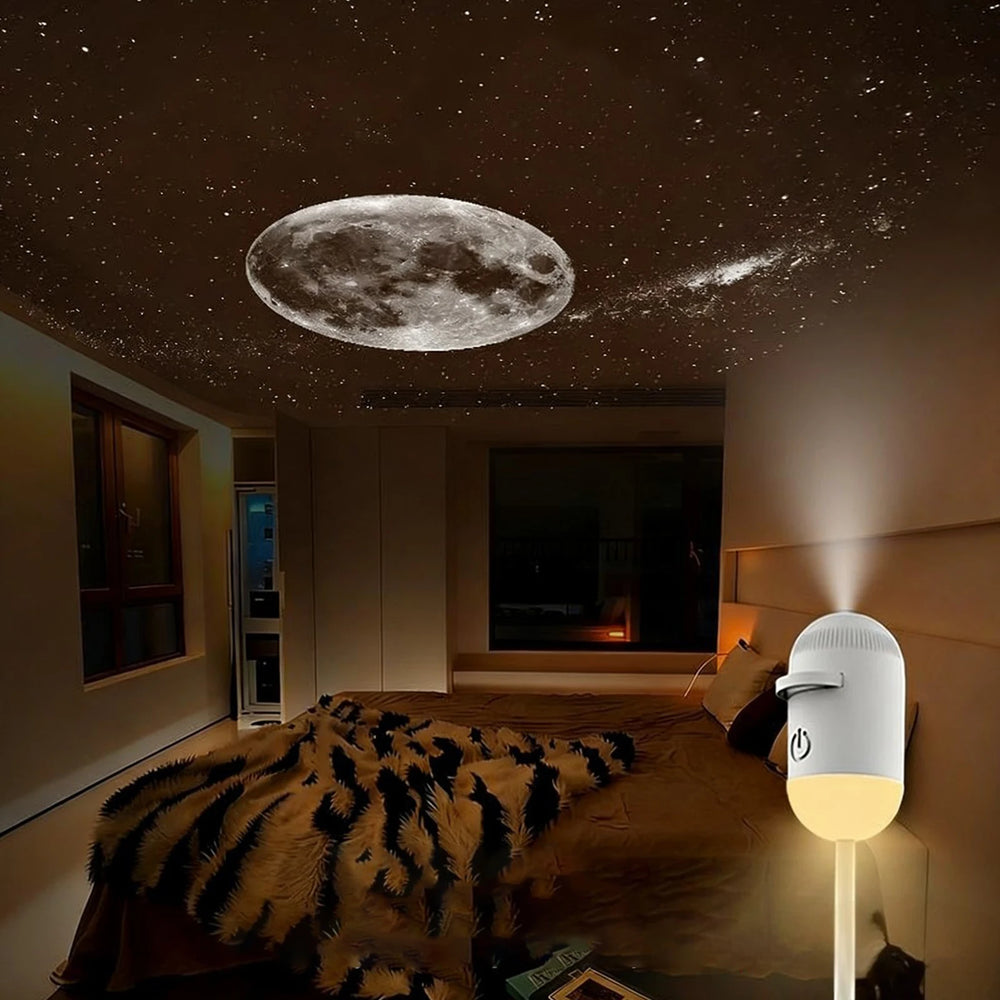 Mini Galaxy Star Projector with Interchangeable Films | Braviixx