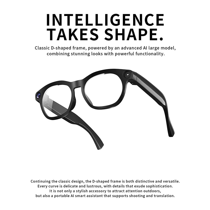 8MP AI Translation Camera Glasses | Braviixx