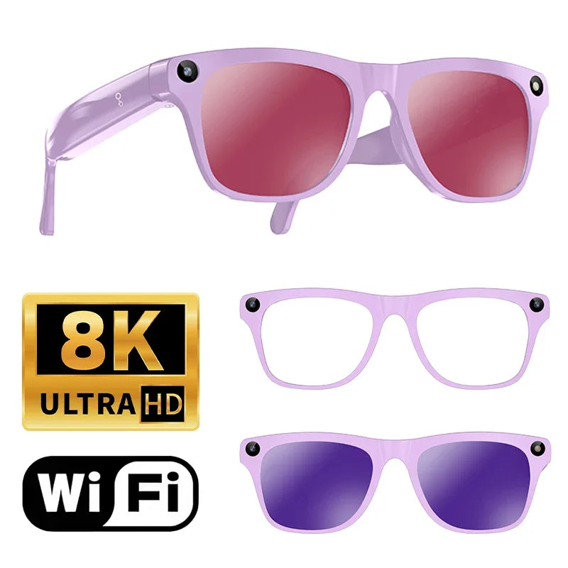 800W AI Camera Smart Glasses with Voice & Translation | Braviixx