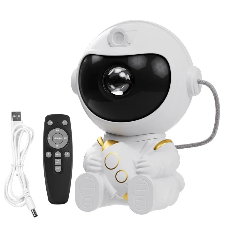 Astronaut Galaxy Projector Night Light, Bluetooth Options | Braviixx