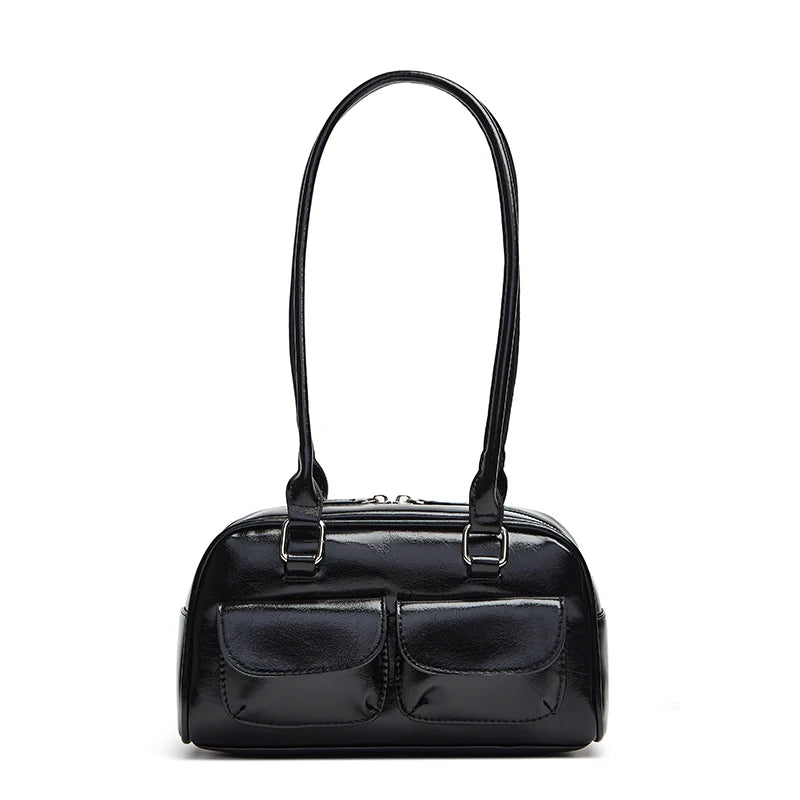Women's Bowling Shoulder Bag | Twin Front Pockets | Braviixx