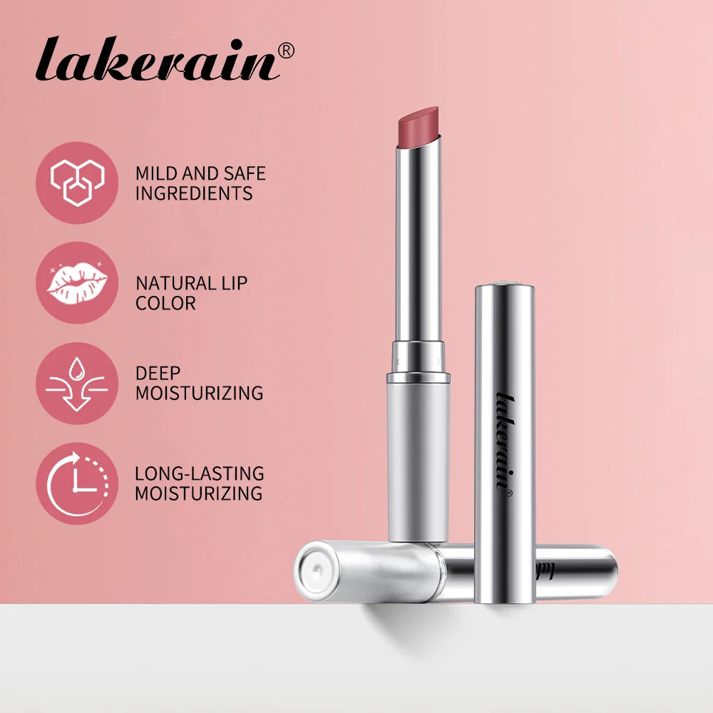 Lakerain Nearly Lipstick | Tinted Lip Balm Stick · Deep Moisturising · Natural Lip Colour | Braviixx