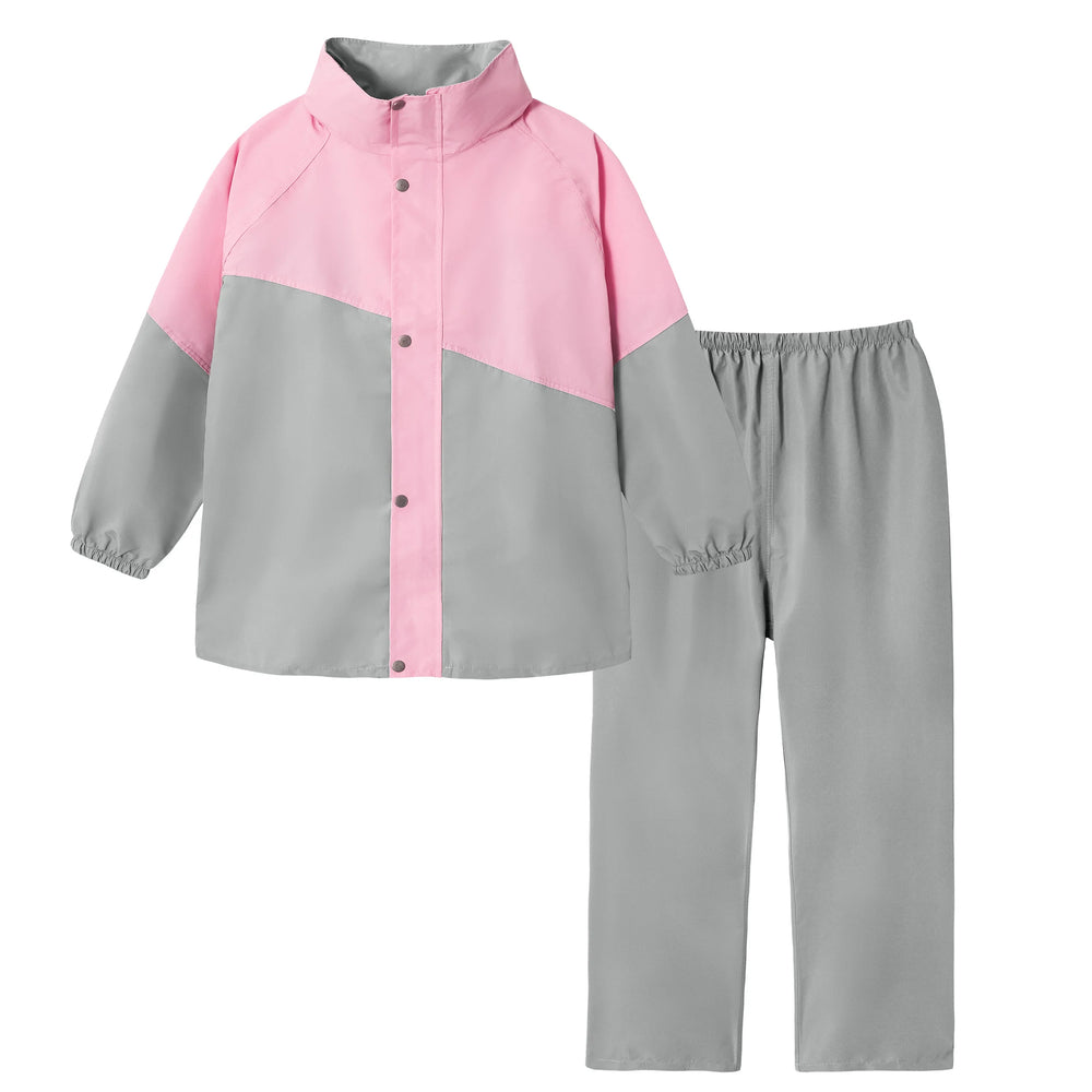 Kids’ Hooded Zip-Front Raincoat | Braviixx
