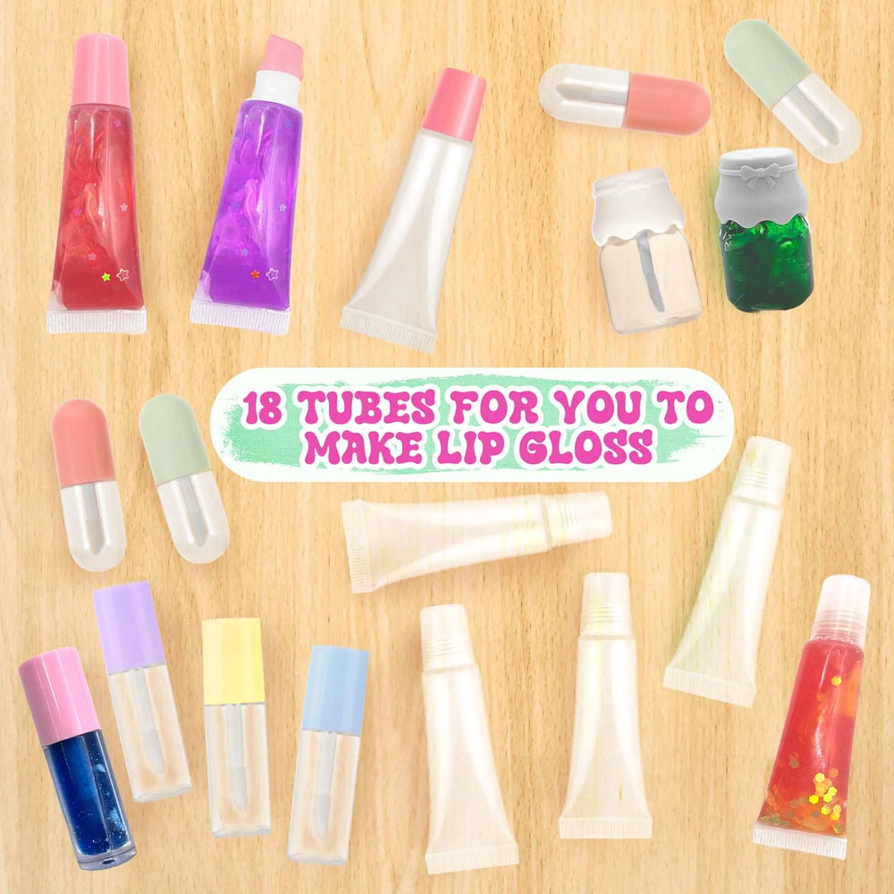 70-Piece DIY Lip Gloss Making Kit | Bases, Pigments & Filling Tools | Braviixx