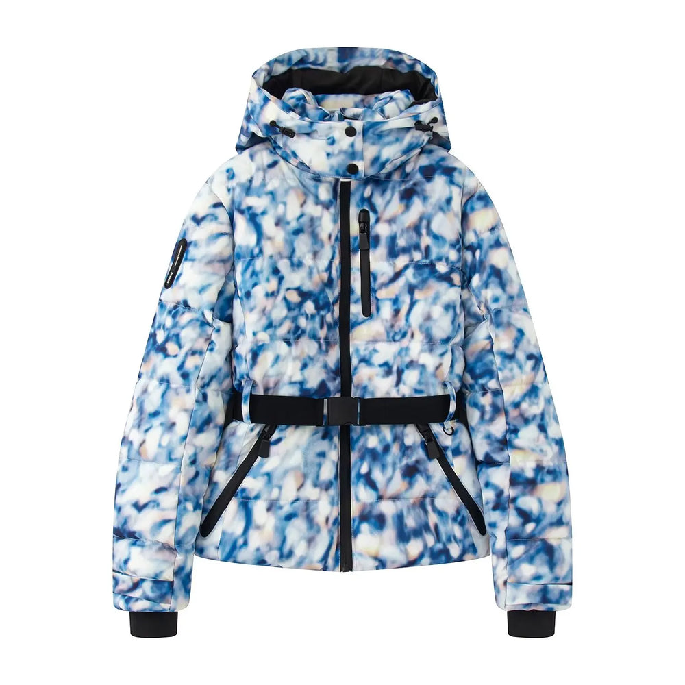 Women's Belted Hooded Padded Jacket | Zip Pockets | Braviixx