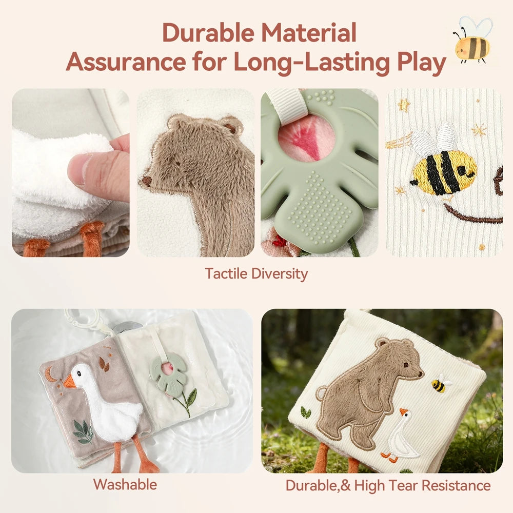 Baby Crinkle Cloth Activity Book | Braviixx
