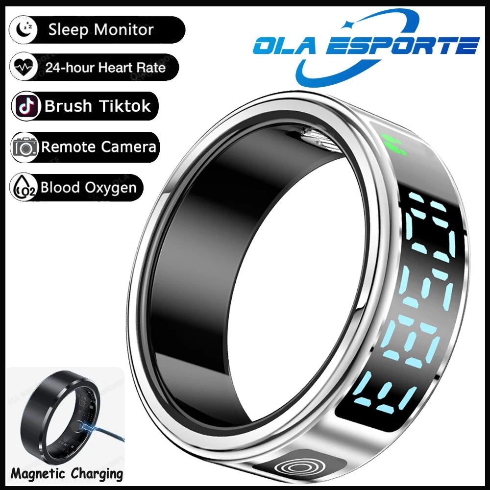 Screen Display Smart Ring with Activity Tracking | Braviixx