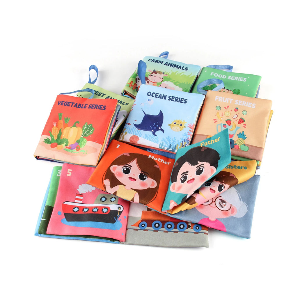 Touch-and-Feel Cloth Book – 6 Themes | Braviixx