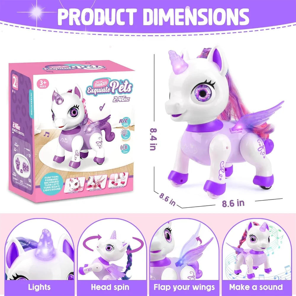 Remote Control Dancing Unicorn Toy | Braviixx