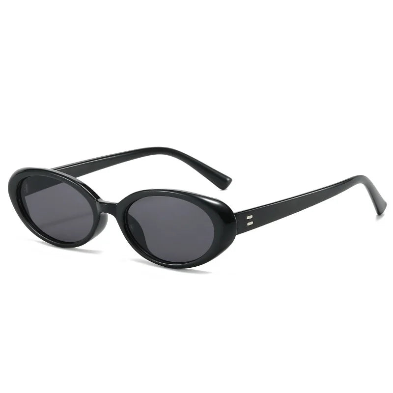 Women's Small Oval Retro Sunglasses | UV400 · Gradient Lens · Vintage Cat Eye | 7 Colours | Braviixx