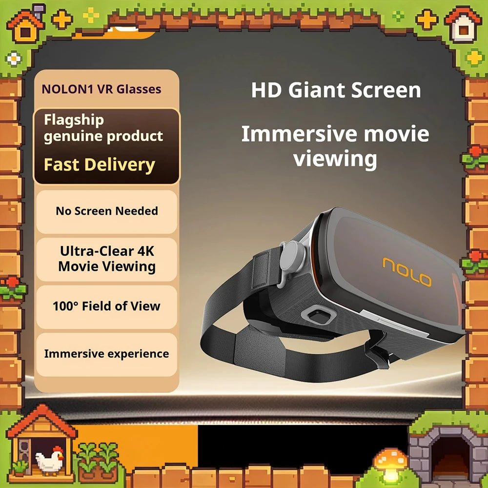 3D VR Glasses for Smartphones | Virtual Reality Headset with 100° Field of View | Braviixx