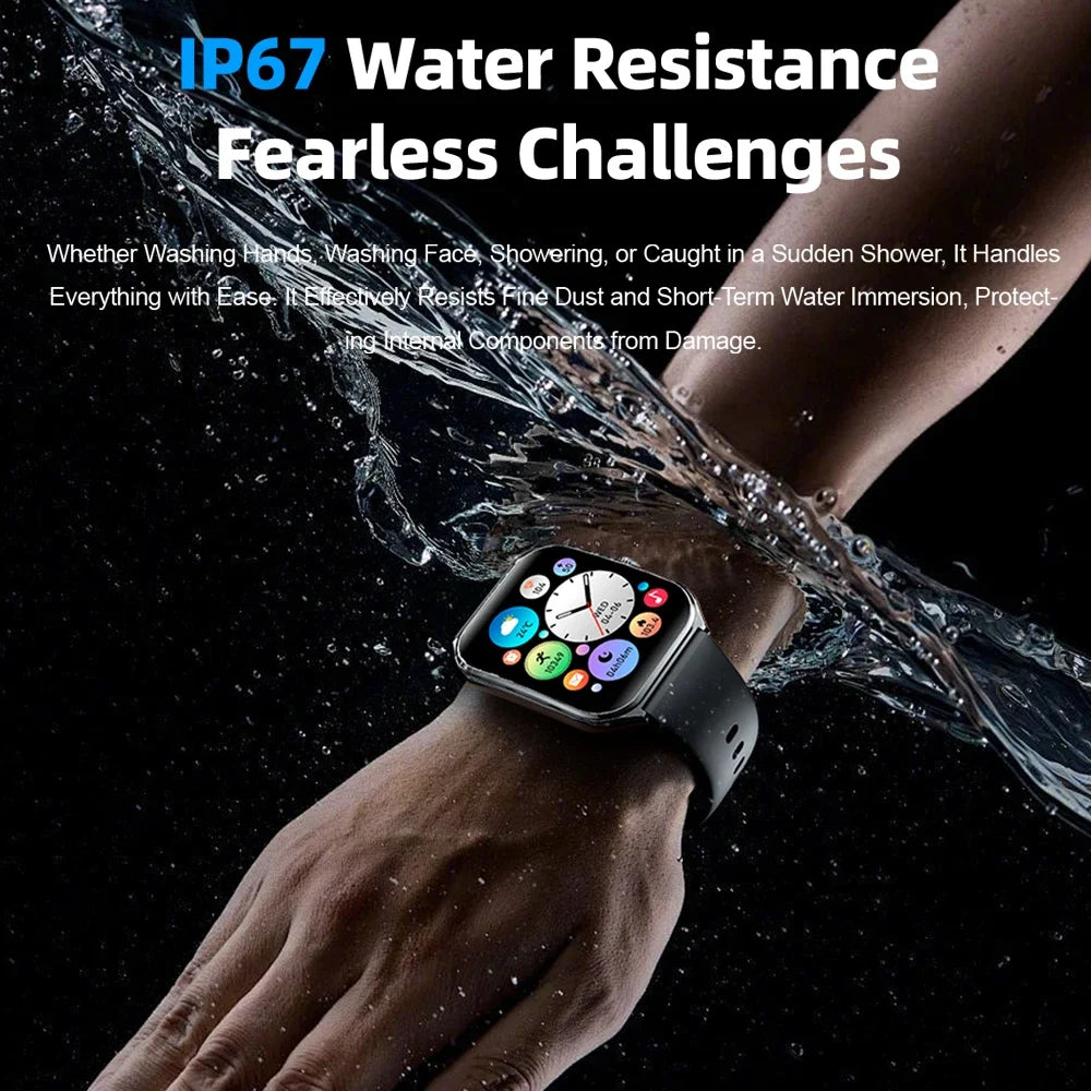 1.96" AMOLED Smart Watch with Bluetooth Calling & Always-On Display | Braviixx