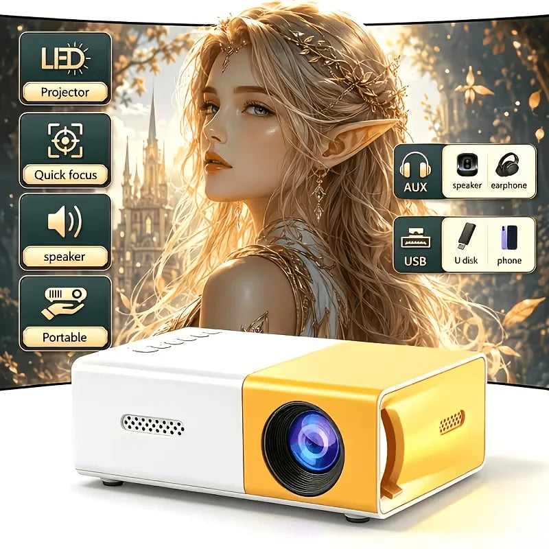 Mini USB Video Projector for Home Viewing | Braviixx