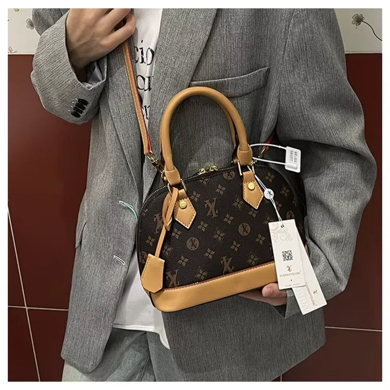 Women's Dome Handbag | Top Handles & Shoulder Strap | Braviixx