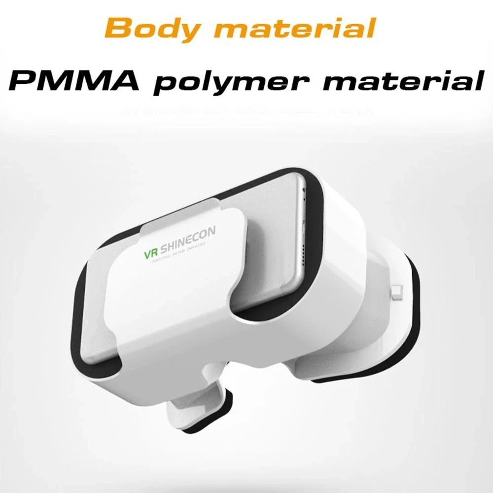 VR Headset for Smartphones | 3D Virtual Reality Glasses with Remote & Headphone Styles | Braviixx