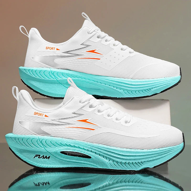 Braviixx Marathon Running Sneakers | Breathable Mesh Athletic Shoes | Men & Women | 13 Colors
