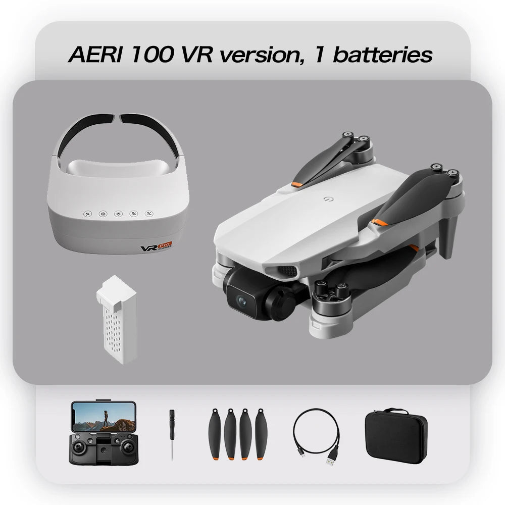 Camera Drone with VR Goggles | 4K/8K HD FPV Brushless Quadcopter | Braviixx
