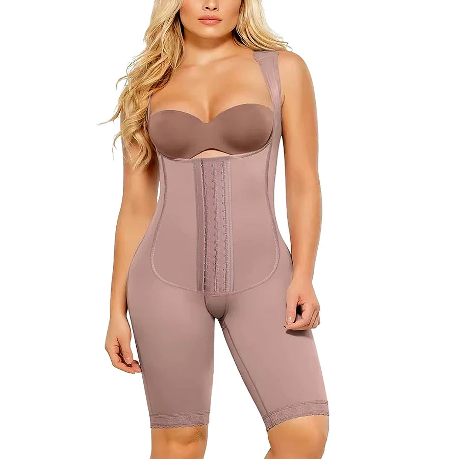Colombian Faja Hook-Front Bodysuit | Firm Control | Braviixx