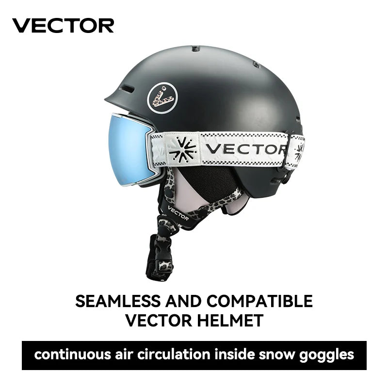 Vector OTG Ski Goggles | UV400 · Anti-Fog · Snowboard · Unisex | Goggle Only or Full Set | M/L | Braviixx