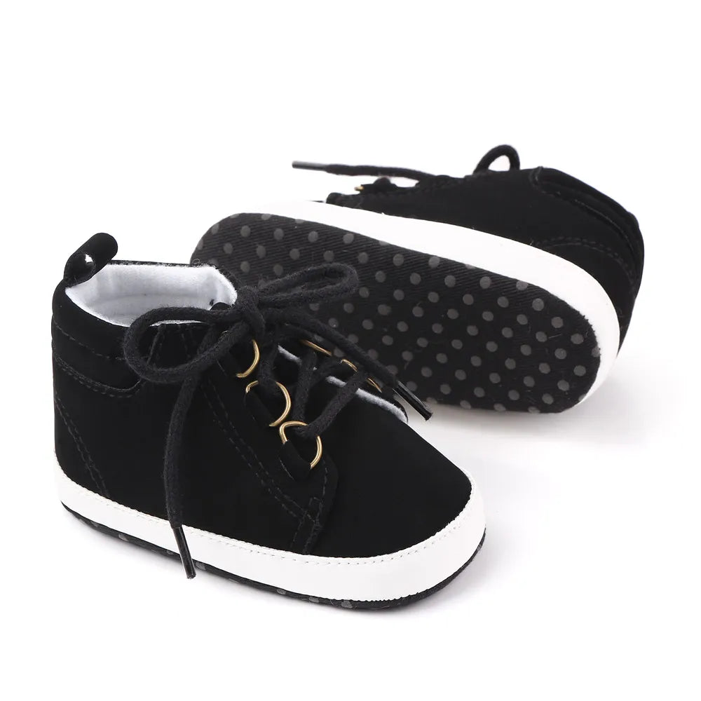 Above-Ankle Soft-Sole Baby Shoes | Braviixx